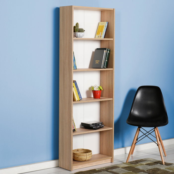 Hanah Home Ktp-350-Ss-1 Estantería Sonomo Hanah Home Ktp-350-Ss-1 Estantería Sonomo